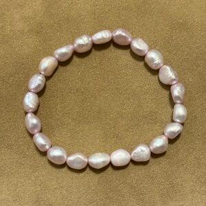 Powder Pink Pearl Bracelet